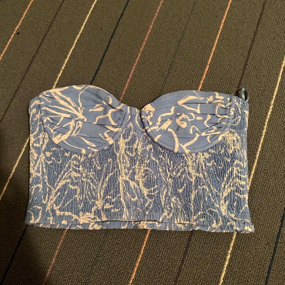 zara crop top, size small